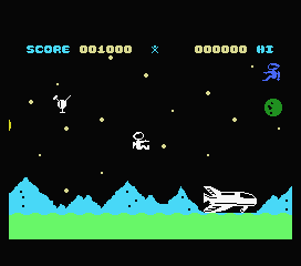 Space Walk screenshot 6 for MSX